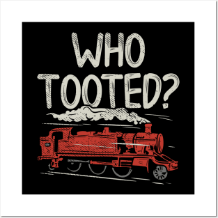 Gift For Train Lovers, Funny Train Gifts Posters and Art